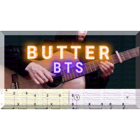 Butter-BTS табы и ноты для гитары (pdf.)